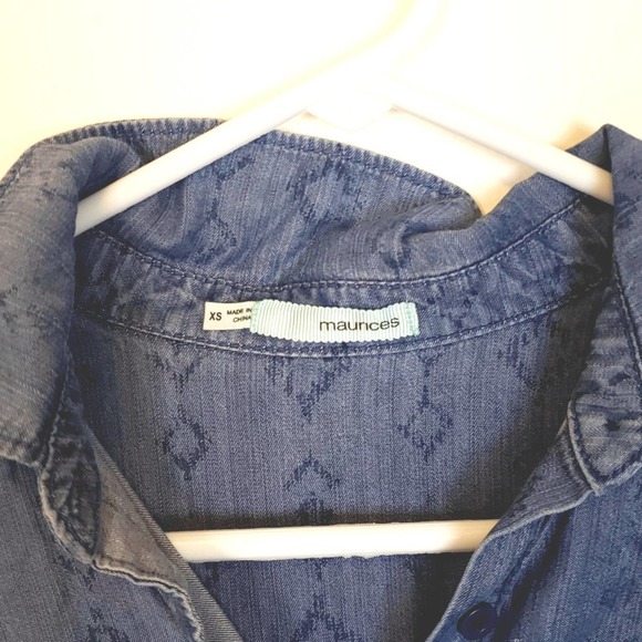 Maurices women's Long Sleeve Blouse size X-Small - Picture 2 of 7